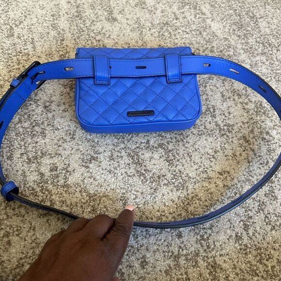 Rebecca Minkoff Mini Affair Ultraviolet Quilted Fanny Pack - Picture 6 of 9